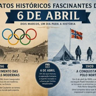 Fatos Históricos Fascinantes de 6 de Abril: O Renascimento das Olimpíadas Modernas e a Conquista do Polo Norte