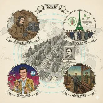 Fatos Históricos Incríveis em 12/12: Do Planejamento Urbano à Revolução das Comunicações