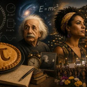 14 de Março: O Dia do Pi, o Legado de Einstein e a Memória de Marielle Franco