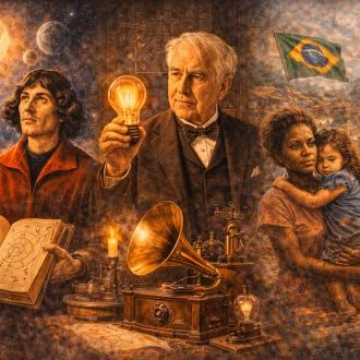 19 de Fevereiro: O Nascimento de Copérnico, o Legado de Thomas Edison e a Resiliência Brasileira