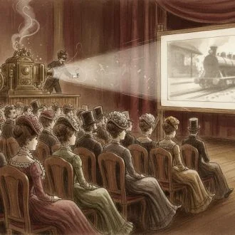 A Magia Começa: A Primeira Exibição de Cinema dos Irmãos Lumière em 22 de Março