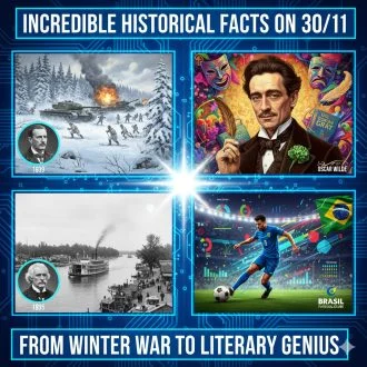 ð¥ Fatos Históricos Incríveis em 30/11: Do Início da Guerra de Inverno à Morte de Oscar Wilde