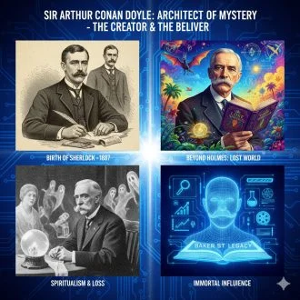 ✒️ Sir Arthur Conan Doyle: O Criador de Sherlock Holmes e o Defensor do Espiritualismo