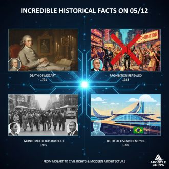 ð Fatos Históricos Incríveis em 05/12: A Morte de Mozart e o Fim da Lei Seca nos EUA