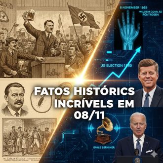 ð¬ Fatos Históricos Incríveis em 08/11: Do Raio X à Queda do Império Na..sta