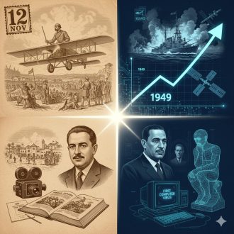 ð Fatos Históricos Incríveis em 12/11: Do Primeiro Voo ao Coração do Cinema Brasileiro