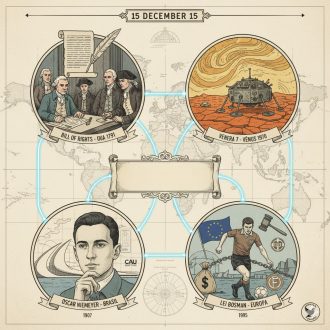 Fatos Históricos Incríveis em 15 de Dezembro: Da Liberdade Americana à Genialidade de Niemeyer