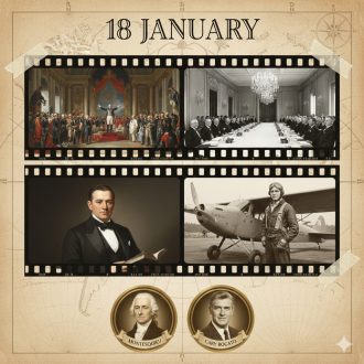 18 de Janeiro: O Dia da Unificação Alemã, do Fim da Escravidão Britânica e dos Grandes Marcos Brasileiros