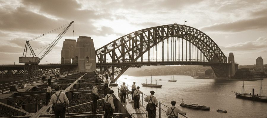 A Engenharia que Desafiou o Tempo: A História da Ponte da Baía de Sydney em 19 de Março