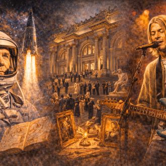 20 de Fevereiro: O Voo de John Glenn, a Fundação do Museu Metropolitano e o Legado de Kurt Cobain