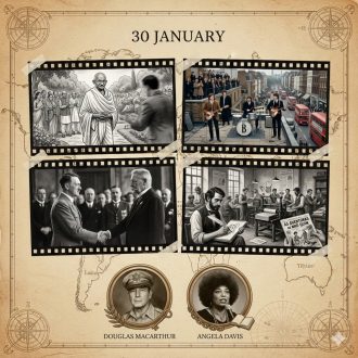30 de Janeiro: O Fim de Gandhi, o Último Show dos Beatles e a Sombra de 1933